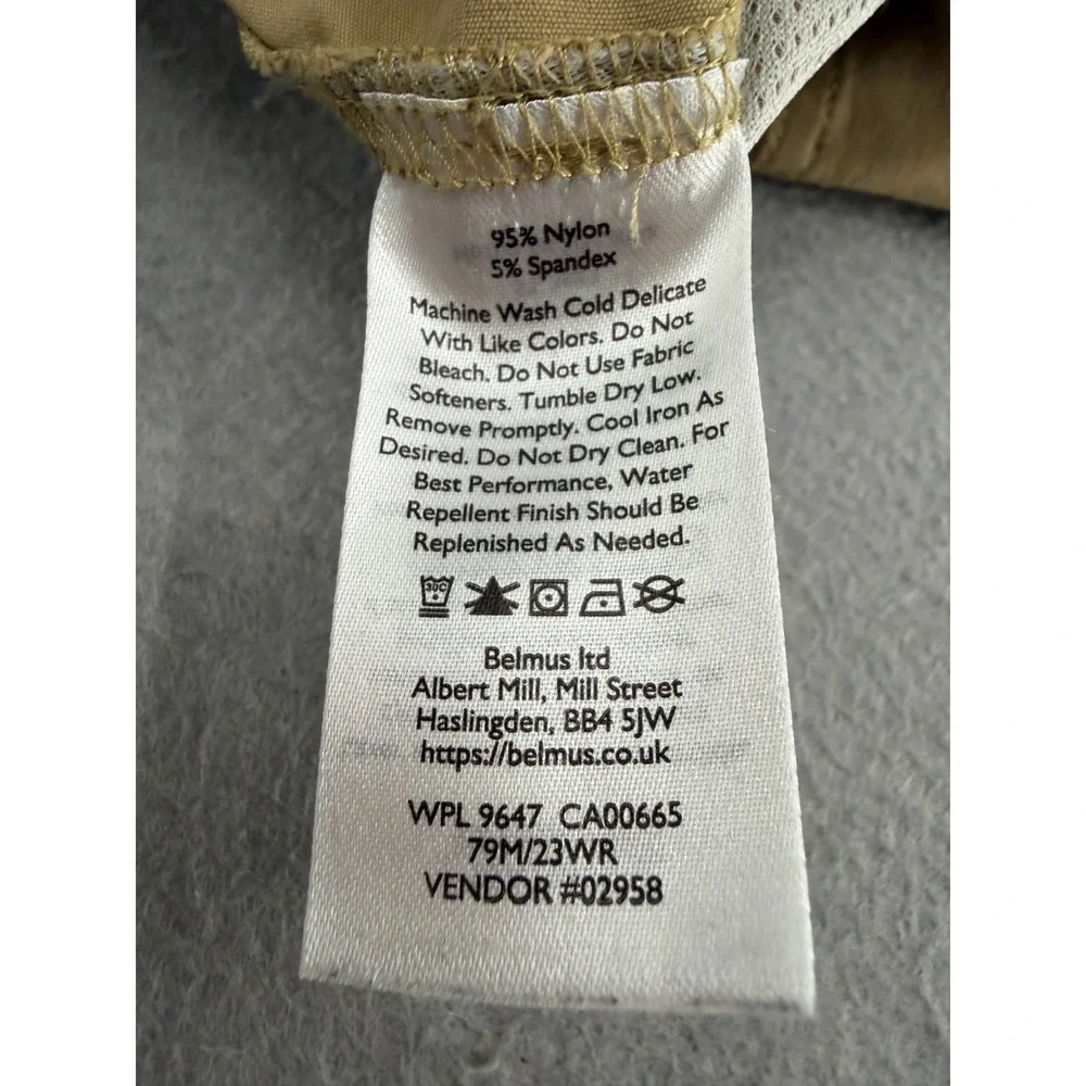 Eddie Bauer Horizon Takeoff Chino Pants Mens 30x30 Tan Performance UPF 50 Hiking